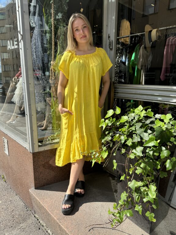 Lena pellavamekko, yellow